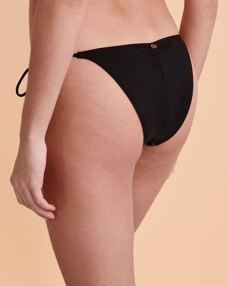 MIDNIGHT Lace Side Tie Bikini Bottom