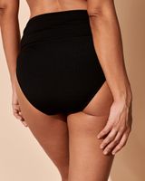 Pleated Waistband Bikini Bottom