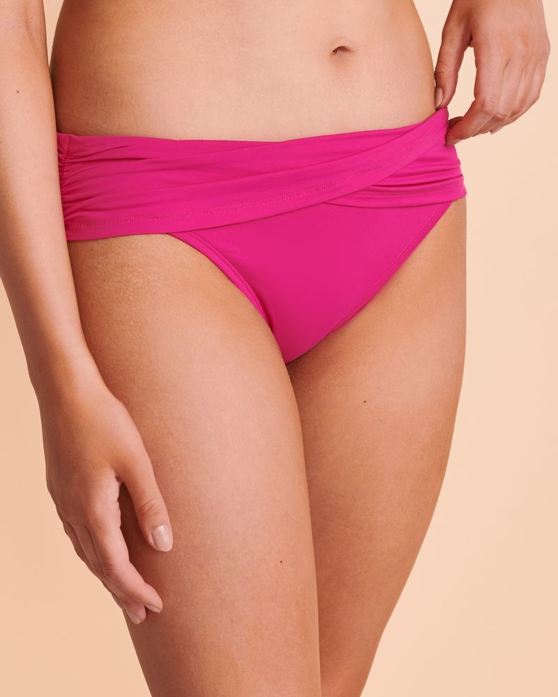 U THINK PINK Twisted Waistband Bikini Bottom