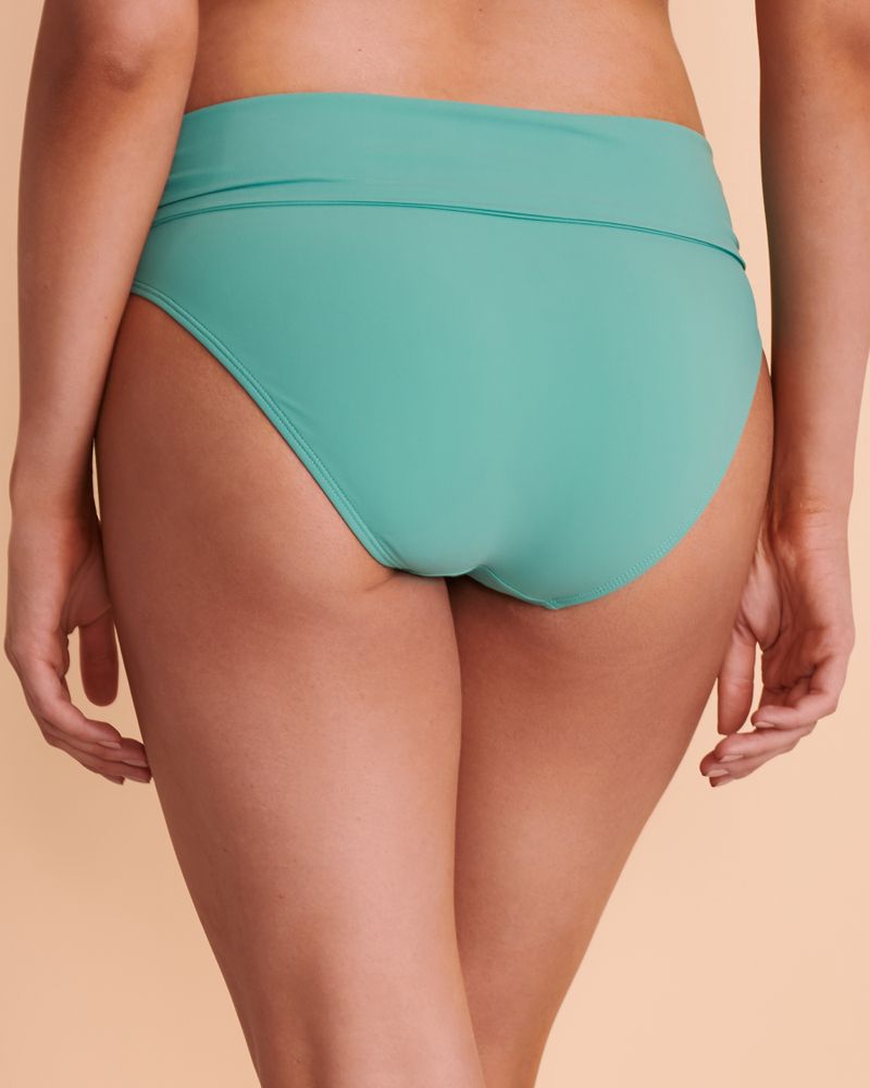 SOLID Foldable Waistband Bikini Bottom