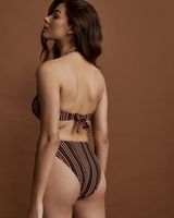 BEDOUIN STRIPE Bandeau Bikini Top