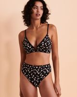 BLACK ORCHID Parade Reversible V-cut Bikini Top