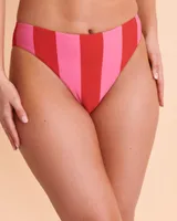 Bas de bikini tanga BRIGHT STRIPE