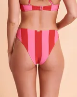 Bas de bikini tanga BRIGHT STRIPE