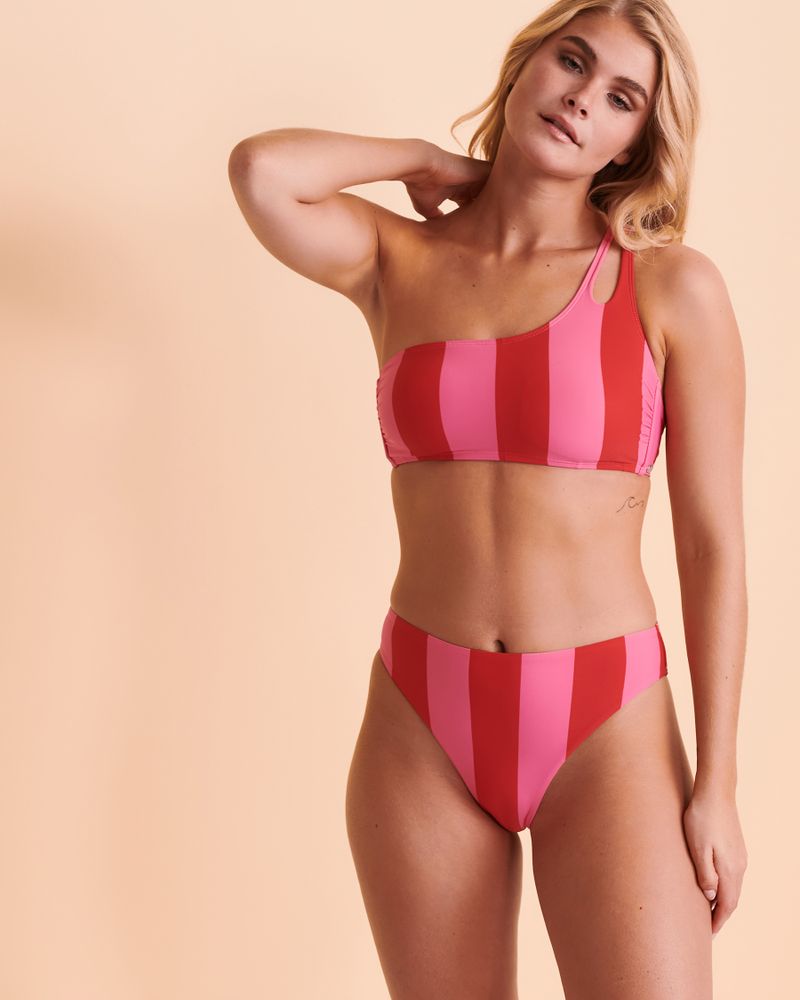 BRIGHT STRIPE Thong Bikini Bottom