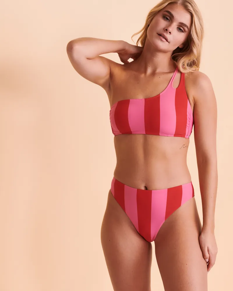 Bas de bikini tanga BRIGHT STRIPE