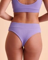 FIZZY VIOLET High Waist Cheeky Bikini Bottom