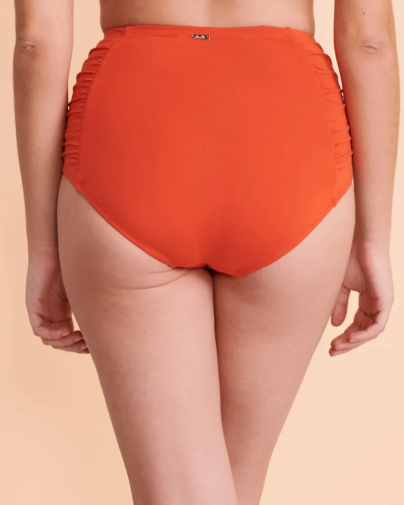 Bas de bikini taille haute LIVE COLOR