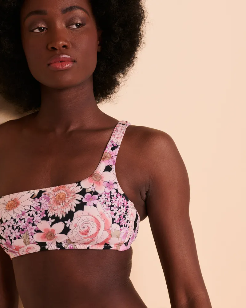 Haut de bikini une épaule PETAL PUSHER