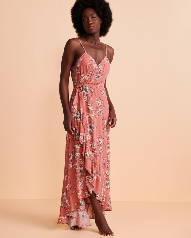 VIOLA Ruffle Maxi Dress