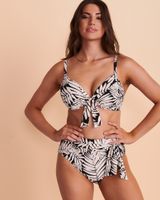 URBAN OASIS D Cup Tie Front Bikini Top