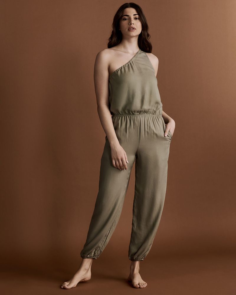 One Shoulder Jumpsuit