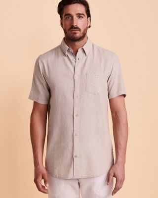 LINEN Short Sleeves Shirt