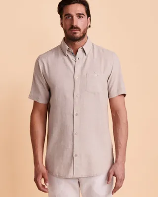 Chemise manches courtes LIN