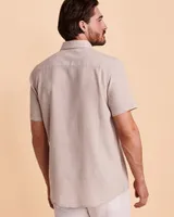 Chemise manches courtes LIN