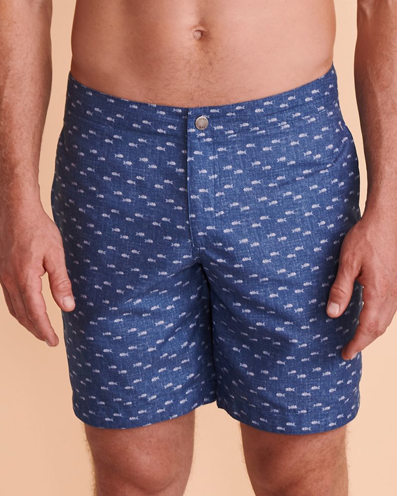 ARUBA DENIM FISH Swim Trunk