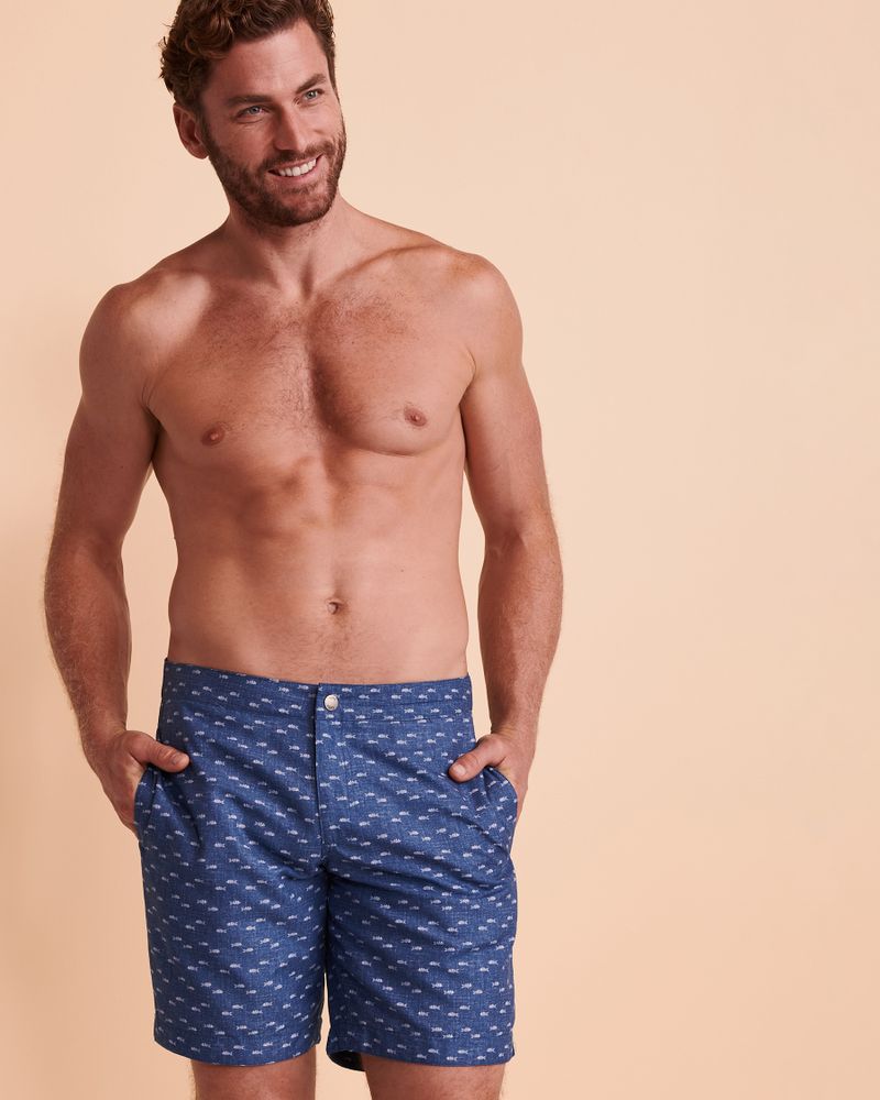 ARUBA DENIM FISH Swim Trunk