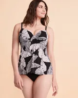 Haut tankini push-up drapé TOKYO TROPIC