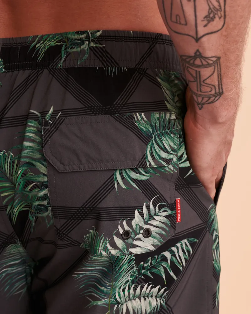 LEAVES PRINT Volley Swimsuit