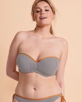 TAUPICAL D Cup Bandeau Bikini Top