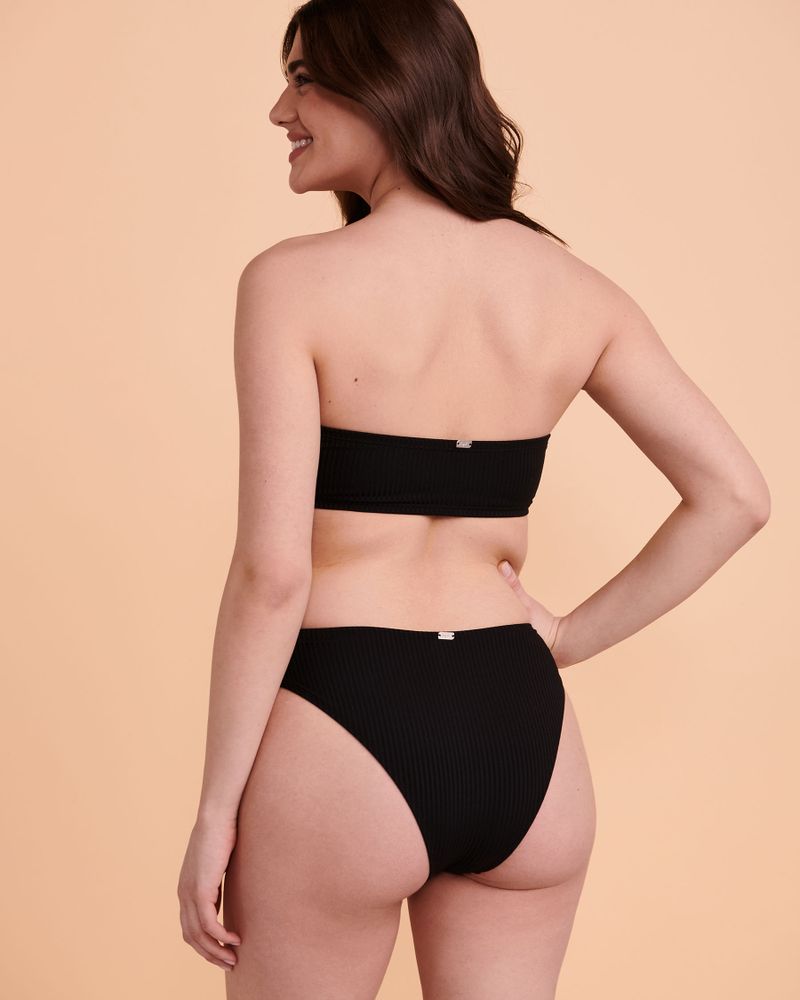 FLAT RIB Bandeau Bikini Top