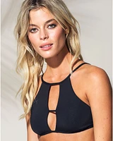 Haut de bikini encolure haute