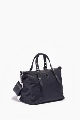 Bolso tote M nylon negro