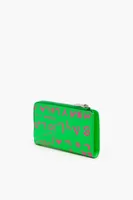 Cartera rectangular cocodrilo verde