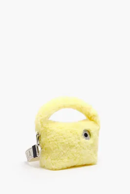 Bolso hobo S pelo amarillo