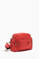 Bolso bandolera M nylon rojo