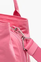 Bolso tote M nylon rosa