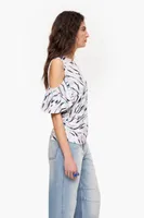 Camiseta print Butterfly Wing blanca