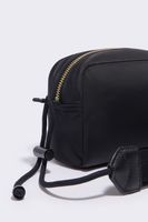 Bolso bandolera nylon negro