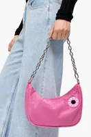 Bolso Moon S nylon rosa