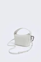 Bolso Hobo M Logo-Chimo blanco