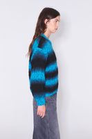 Jersey lana rayas azul y negro