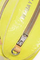 Bolso Pelota S piel amarillo