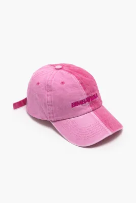 Gorra algodón bicolor rosa