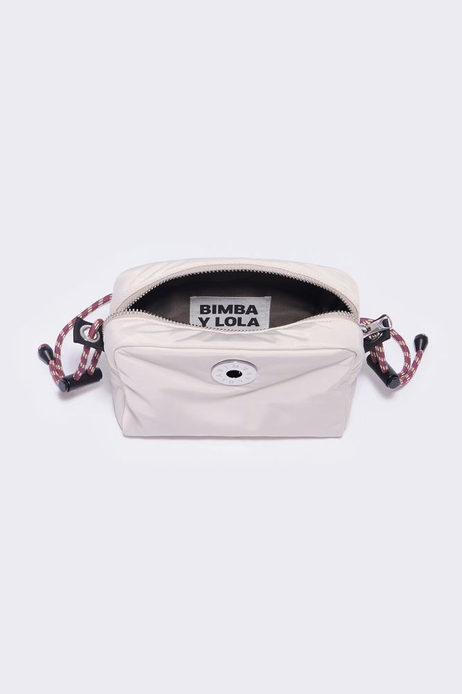 Bolsos bandolera, Bolso Bandolera S Nylon Acolchado Marfil, Bimba Y Lola  Mujer