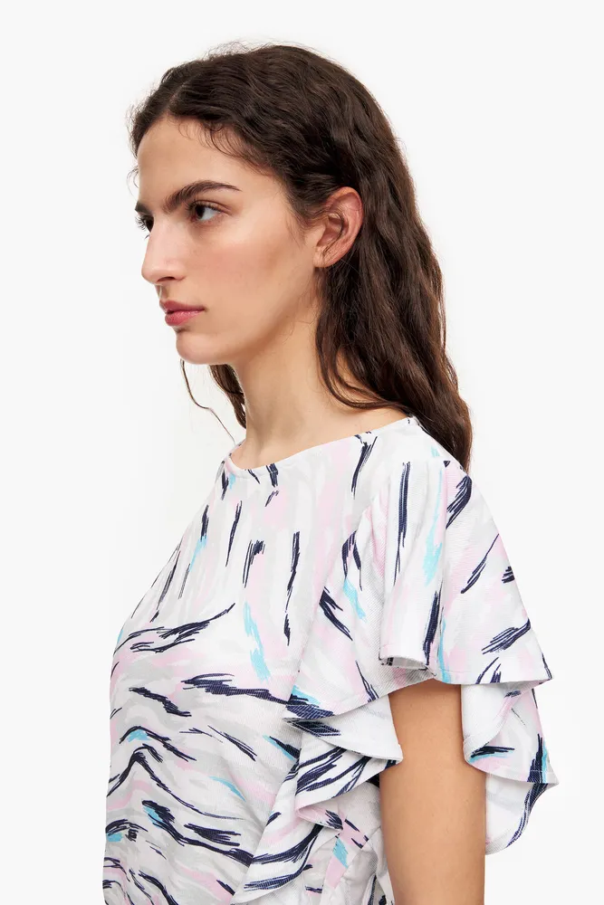 Camiseta print Butterfly Wing blanca