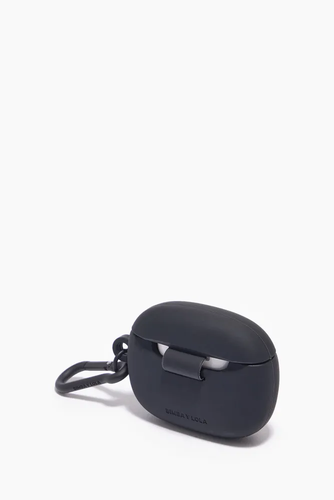 Estuche AirPods silicona logo negro