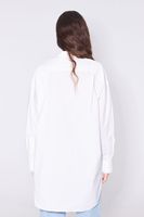Camisa oversize popelín blanca