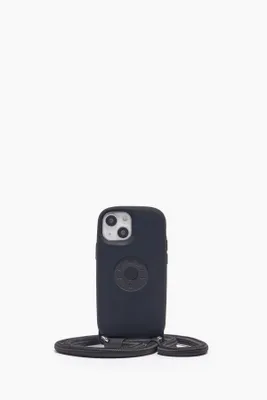 Funda iPhone 13 mini logo negra