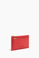 Cartera doble nylon roja