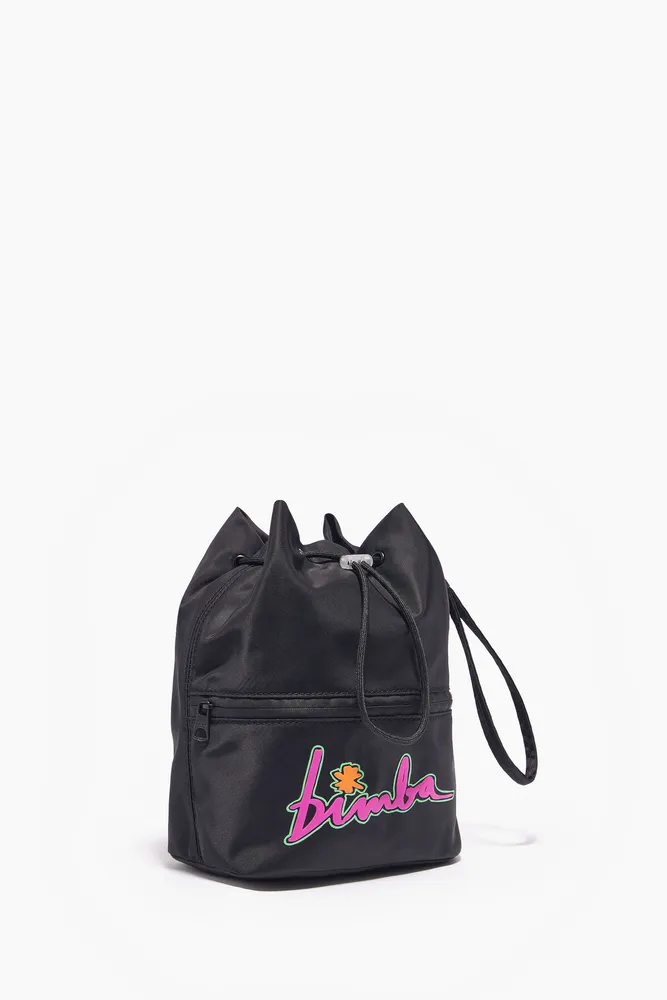 Minibolso saca M nylon negro