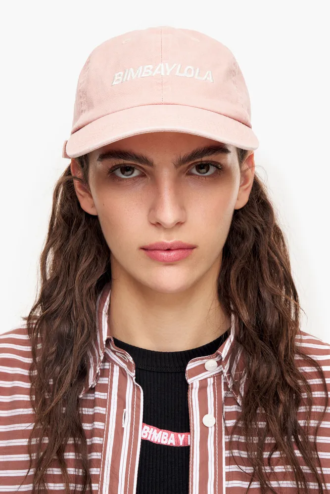 Gorra algodón rosa