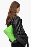 Bolso bandolera XS nylon verde neón