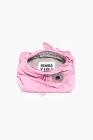 Bolso hobo XS nylon rosa