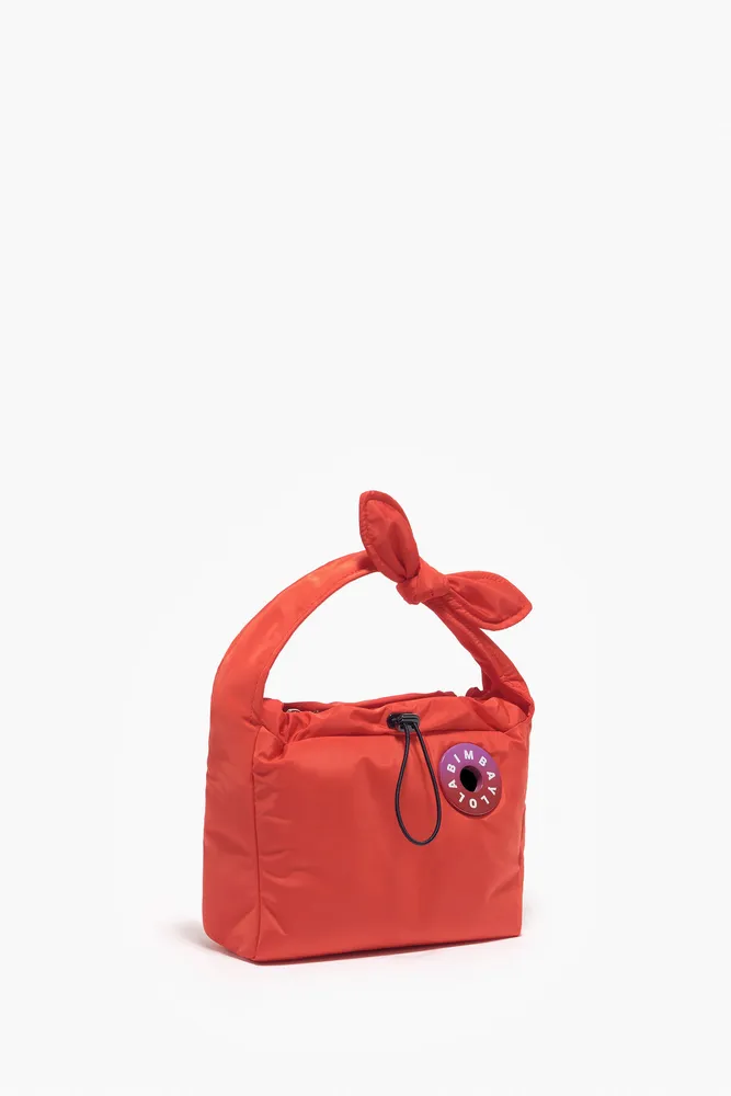 Bolso hobo XS nylon rojo