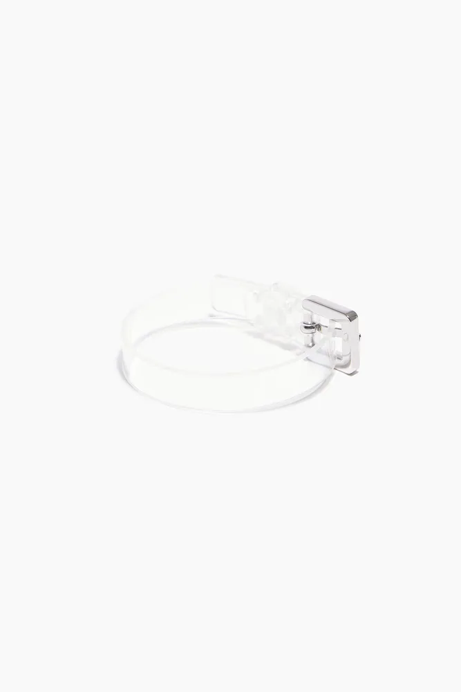 Pulsera personalizable transparente